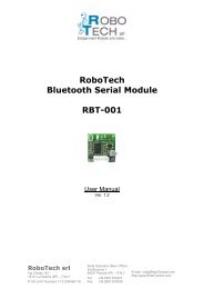 RBT-001 Module - User Manual v.1.2