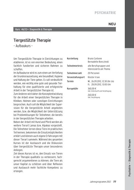 impulse - Bildungswerk Irsee