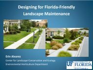 Designing for Florida-Friendly Landscape Maintenance Erin Alvarez