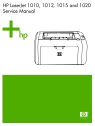 HP LaserJet 1010/1012/1015/1020 Service Manual - ENWW