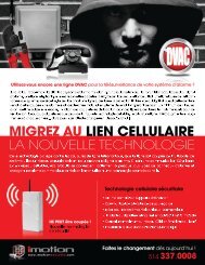 Migrer au lien cellulaire pour système d'alarme - iMotion Sécurité