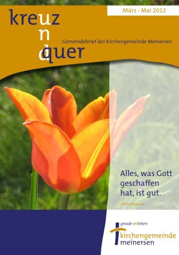 Gottes Liebe ist jeden Morgen neu! - Ev.-luth. Kirchengemeinde ...