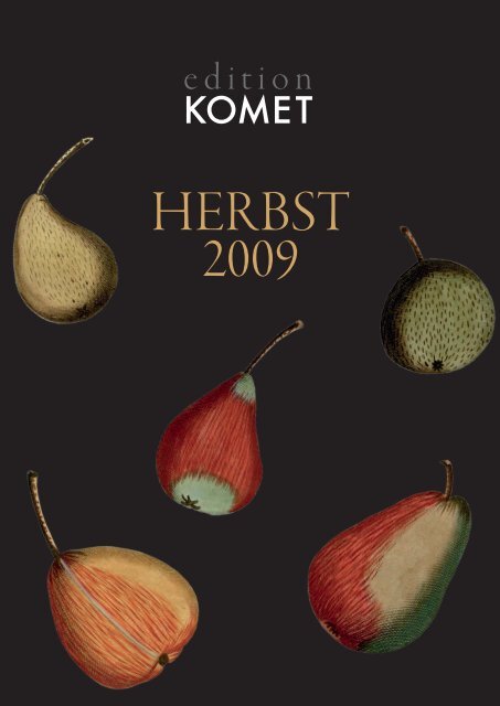 Ein wundervoller Reprint für Jäger und Sammler - Komet Verlag ...