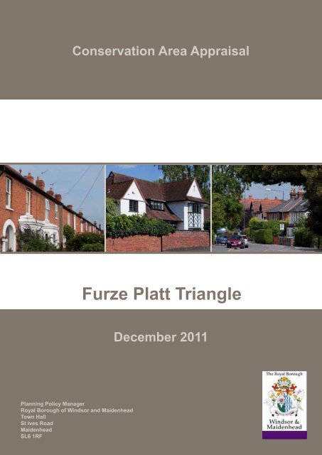 Furze Platt Triangle - The Royal Borough of Windsor and Maidenhead