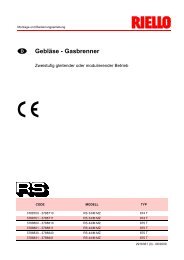 Gebläse - Gasbrenner