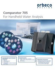 Comparator 705 For Handheld Water Analysis - Orbeco-Hellige