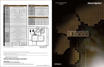 Hitachi UHR FE-SEM SU9000 - Hitachi High Technologies America ...
