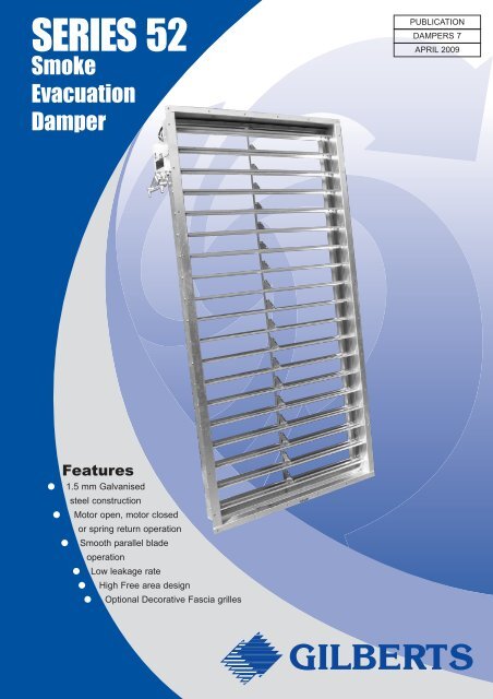 Series 52 Smoke Evacuation Damper - Keane Environmental