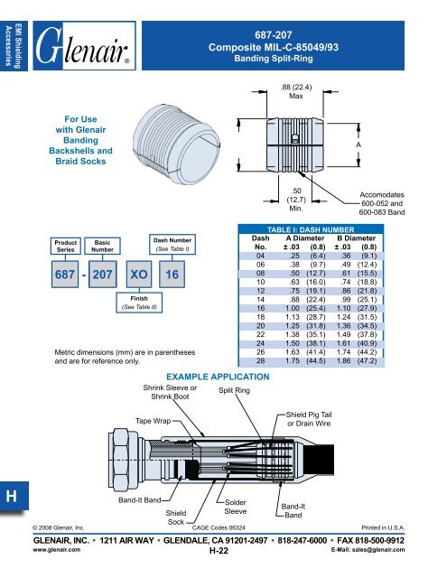 EMI/EMP Filter Connectors Catalog - Glenair, Inc.