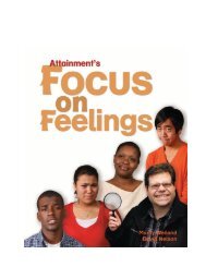 Focus on Feelings Book Sample - Attainment Company