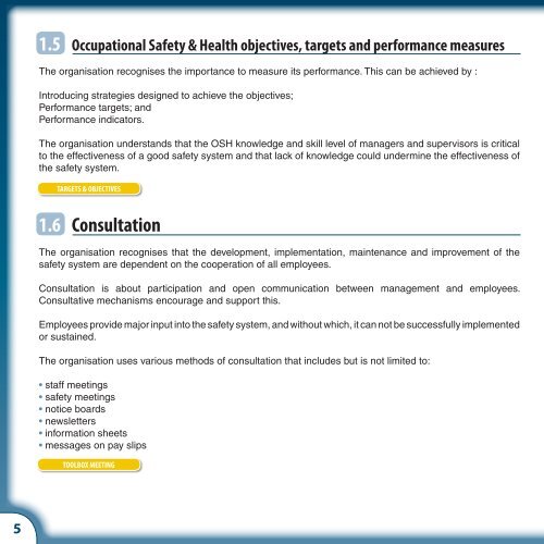 Occupational Safety & Health, Workers Compensation ... - IDEASWA