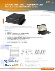 SANAV AIS-700 TRANSPONDER - ElectronGPS