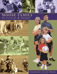 Family Activities Committee - Moose International