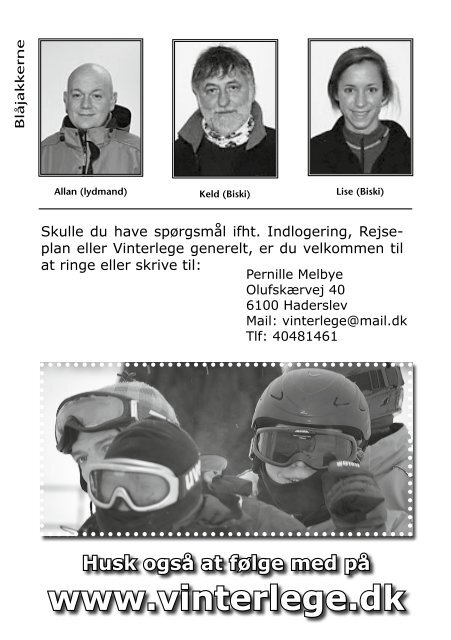 Program - Foreningen Vinterlege For UdviklingshÃ¦mmede