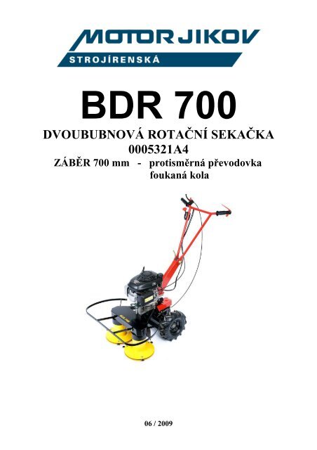 BDR700 5321A4 v8 06 2009 - motor jikov group