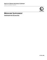 MEDICARE SUPPLEMENT - Mutual of Omaha