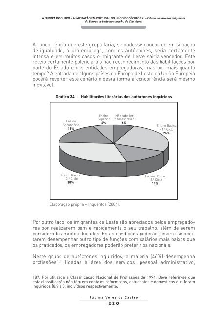 A EUROPA DO OUTRO â A IMIGRAÃÃO EM PORTUGAL NO ... - Acidi