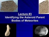 IDing Meteorite Parent Bodies