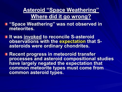 IDing Meteorite Parent Bodies