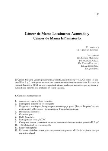 CÃ¡ncer de Mama Localmente Avanzado y CÃ¡ncer de Mama ...