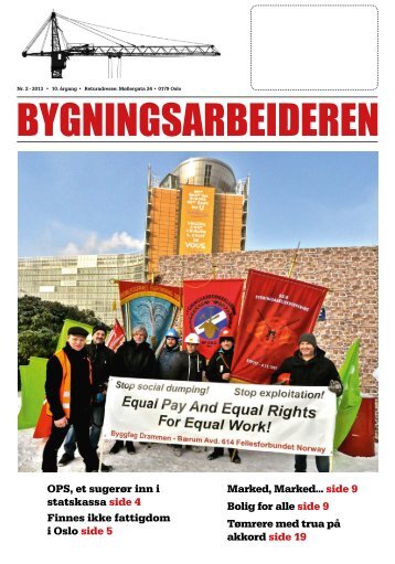 Bygningsarbeideren nr 2 - 2013.pdf - Oslo Bygningsarbeiderforening