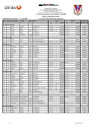 2. Lauf zum European Junior & Masters Cup 2009 ... - Kanuverband