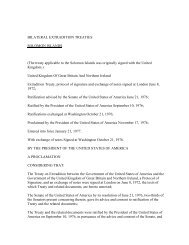 BILATERAL EXTRADITION TREATIES SOLOMON ISLANDS (The ...