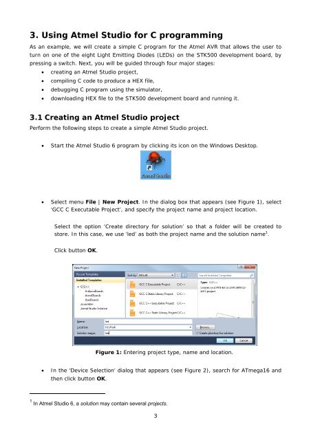 Getting Started with C Programming for the ATMEL AVR ...