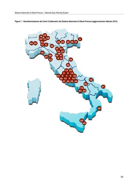 Sistema Nazionale di Allerta Precoce - Dipartimento per le politiche ...