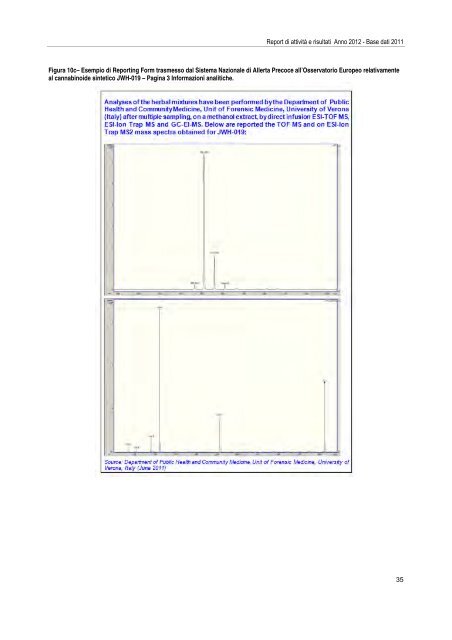 Sistema Nazionale di Allerta Precoce - Dipartimento per le politiche ...