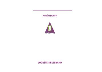 VOORSTE KRUISBAND - UZ Leuven