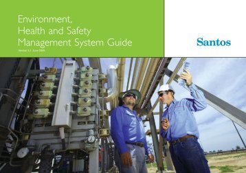 Environment, Health and Safety Management System Guide - Santos