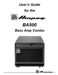 BA500 - Ampeg