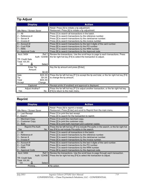 Future Proof Terminal Merchant Manual - Chase Paymentech