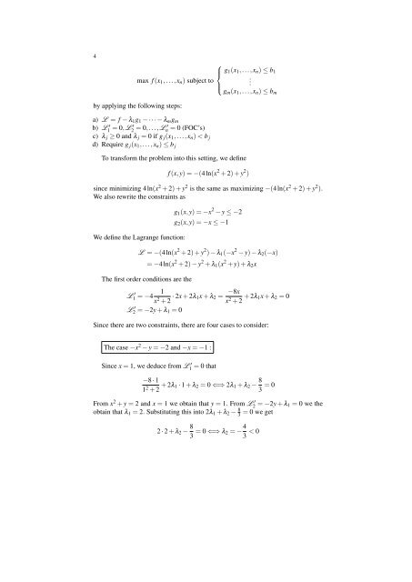 Problem Sheet 9 with Solutions GRA 6035 Mathematics