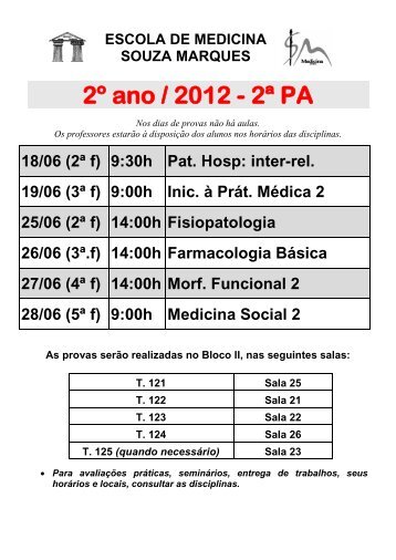 2Âº ano / 2012 - 2Âª PA - Souza Marques