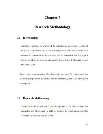 Research methods chapter dissertation