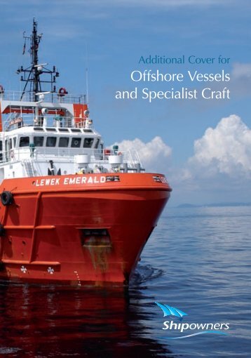 Offshore Vessels and Specialist Craft - Shipowners