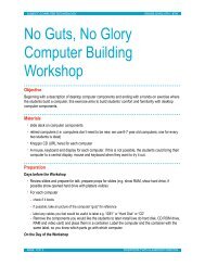 Building Computer Lesson Plan
