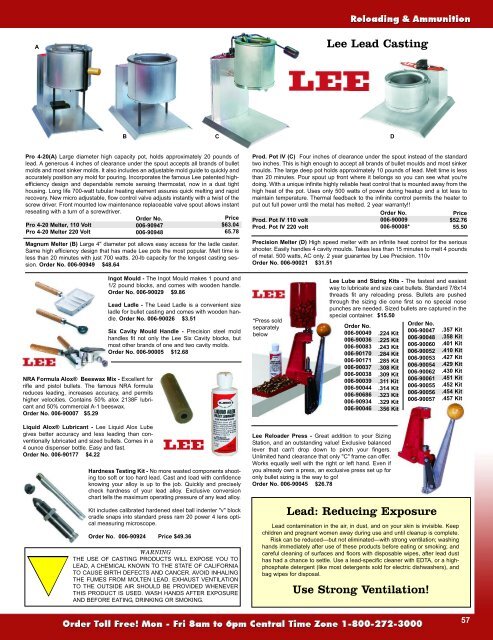 LEE Precision 90045 Breech Lock Reloader Press Cast Aluminum