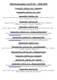 Ministrantenplan vom 07 05 - 20 06 2010 - Pfarrverband Garching ...