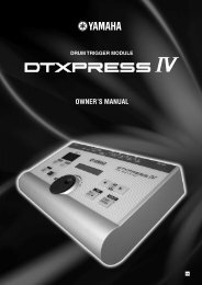 DTXPRESS IV Owner's Manual - MIDI Manuals