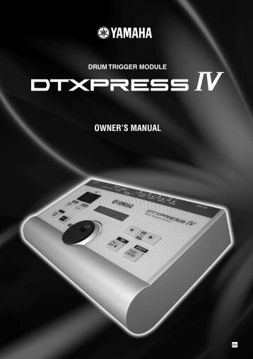 DTXPRESS IV Owner's Manual - MIDI Manuals