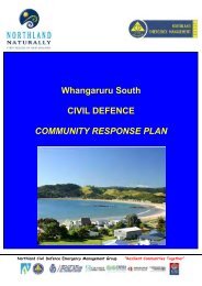 Whangaruru South Community Response Plan - Whangarei District ...