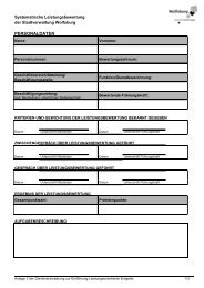 Formular systematische Leistungsbewertung