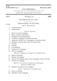 Mortgage Act No. 8 of 2009.pdf - ULII