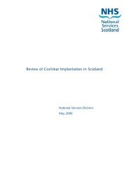 Review of Cochlear Implantation in Scotland - National Services ...