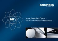 A new dimension of vision – Full HD with Motion ... - Grundig