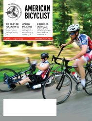 July/August 2013 - League of American Bicyclists