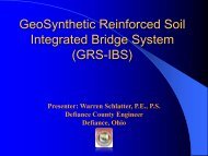 Geosynthetic Reinforced Soil Integrated Bridge System